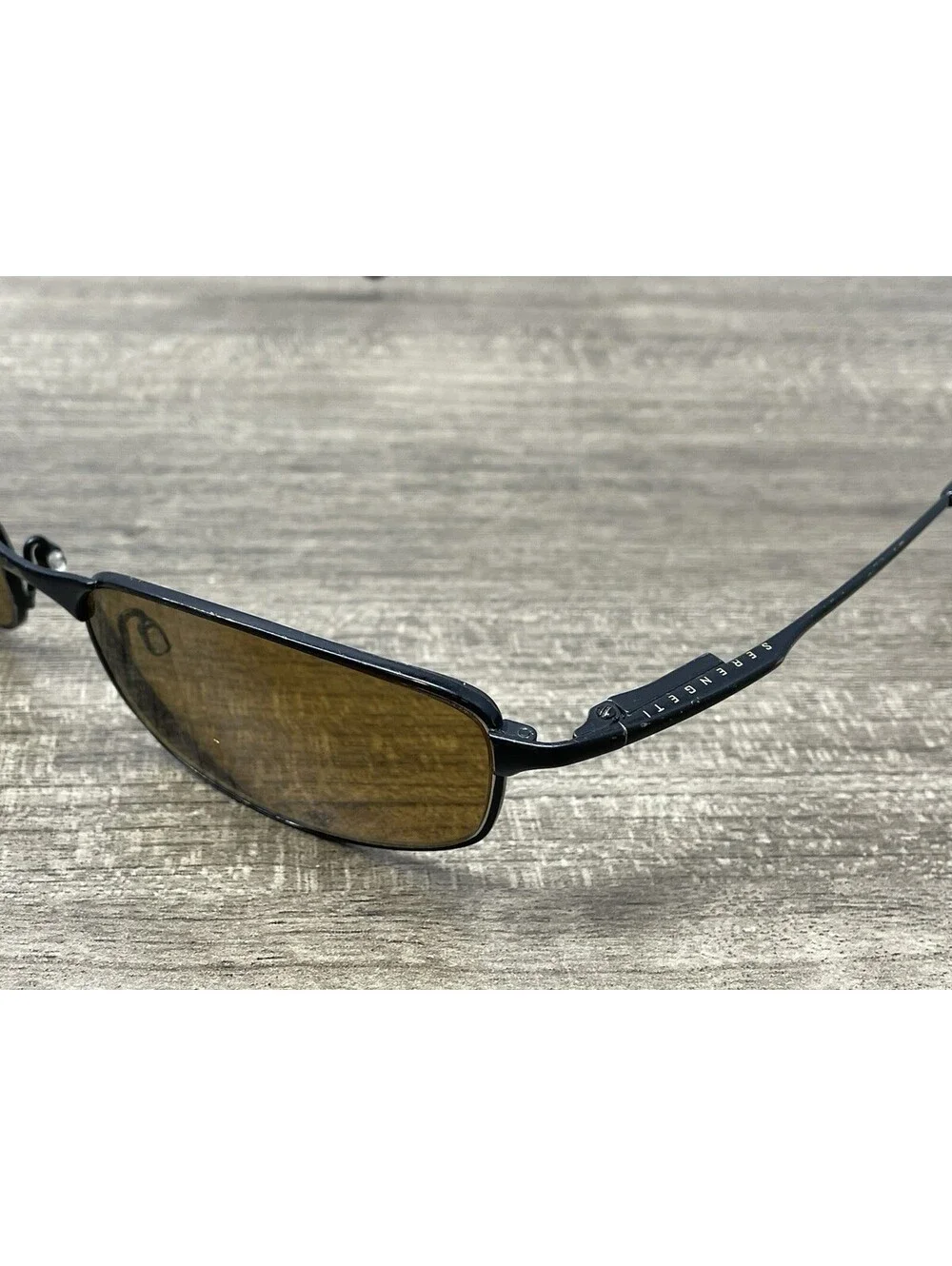 SERENGETI Sunglasses PRATO 6789 SLEEK BLACK RECTANGULAR *FRAMES ONLY